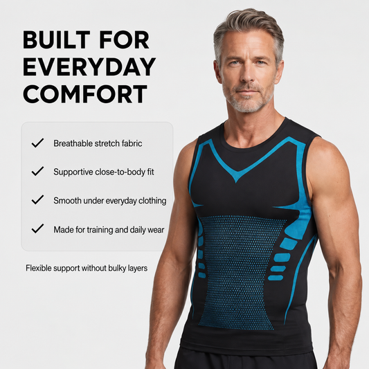 Men’s Compression Tank Top – Breathable Quick-Dry Athletic Base Layer