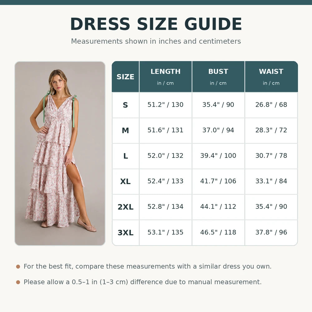 Floral Tie-Shoulder Maxi Dress