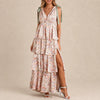 Floral Tie-Shoulder Maxi Dress