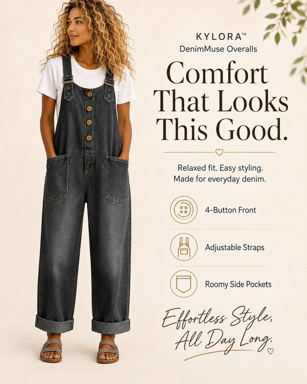 Kylora DenimMuse Overalls