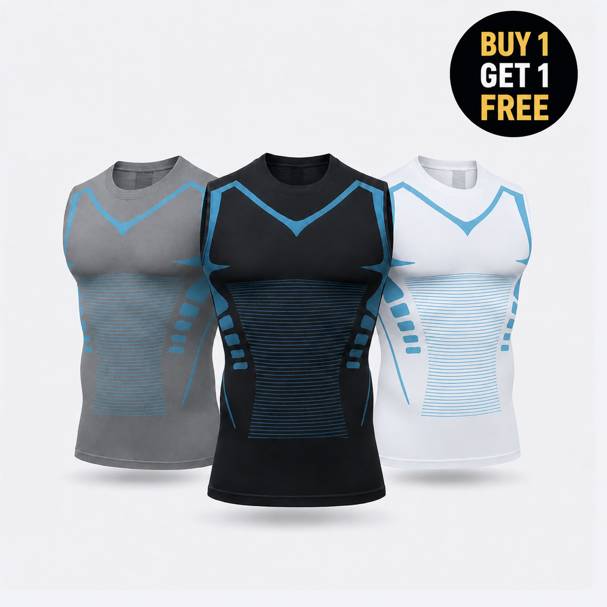 Men’s Compression Tank Top – Breathable Quick-Dry Athletic Base Layer