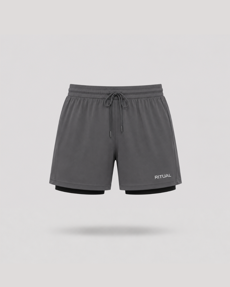 RITUAL 2 in 1 RUNNING SHORTS