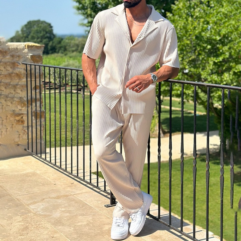 Casual Loose Fit Shirt Sets