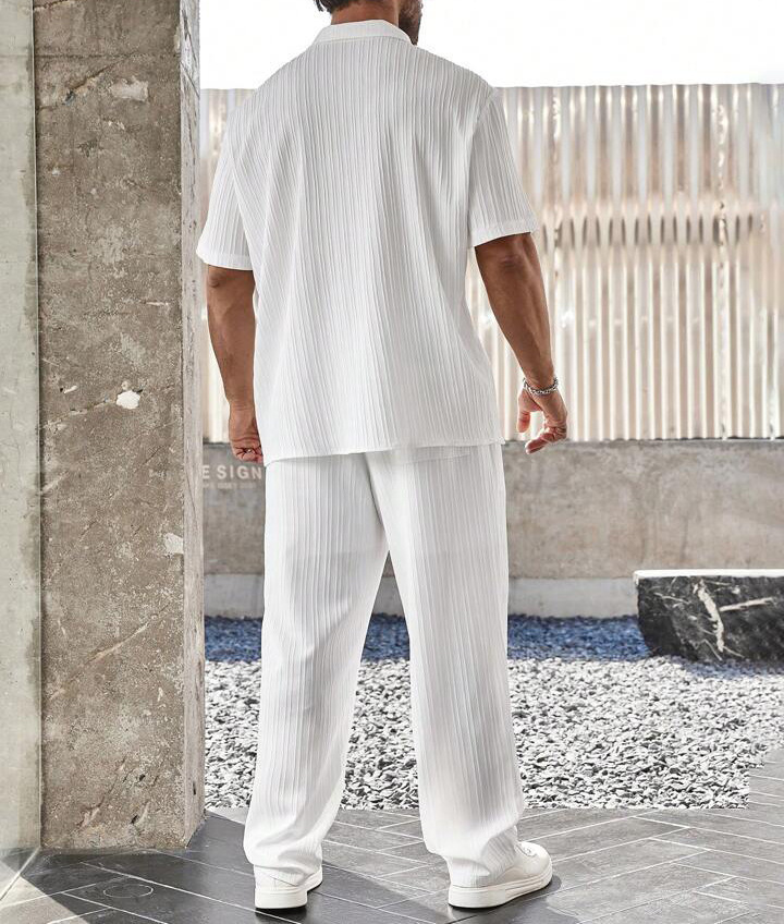 Casual Loose Fit Shirt Sets