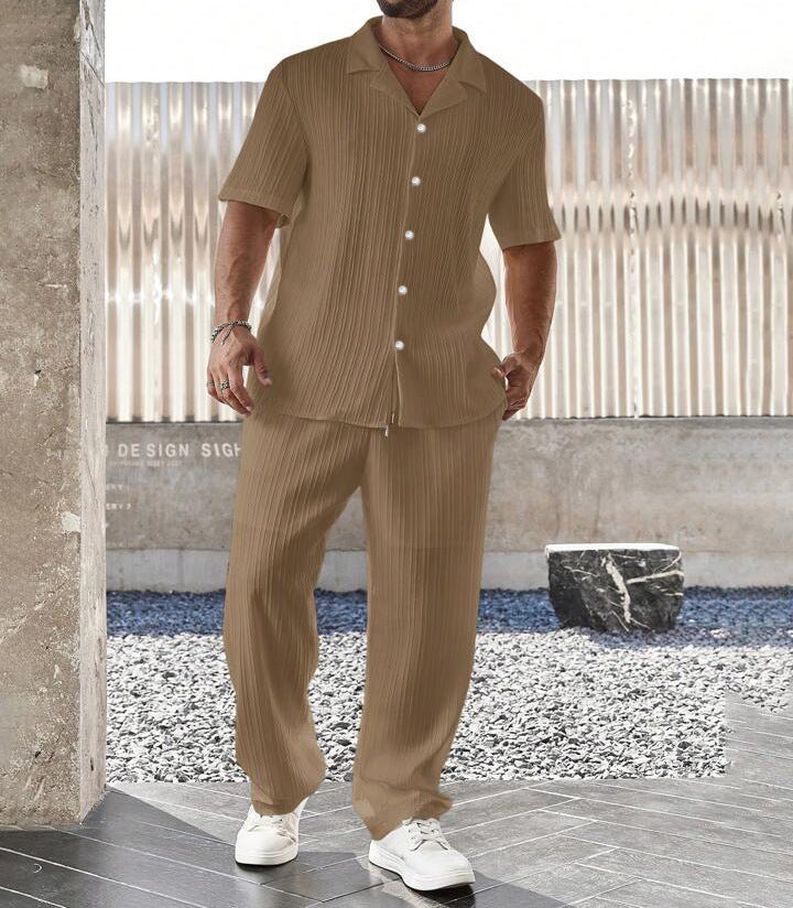 Casual Loose Fit Shirt Sets