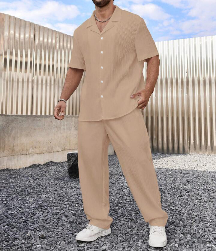 Casual Loose Fit Shirt Sets