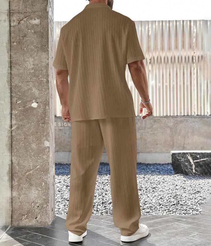 Casual Loose Fit Shirt Sets